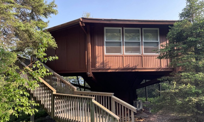 Beaver Bay House | Enchanting Treehouse Retreat with Lake Superior Views