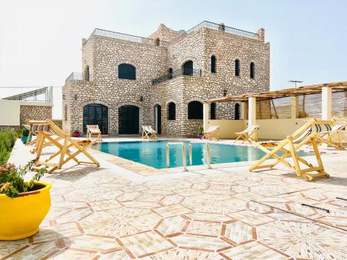 Sidi Kaouki Villa | Enchanting Villa Castle with Pool and Oceanfront Views