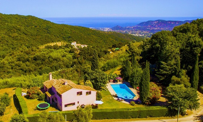 Tanneron Villa | Idyllic Villa with Pool and Sea Views Near Cannes