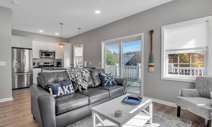 Lime Lake-Machias House | Modern 2BR Lakefront Cottage with Family-Friendly Amenities