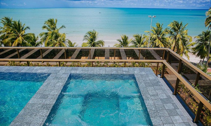 Cabo Branco Apartment | Oceanfront Elegance at Unity #423: Rated 9.3/10