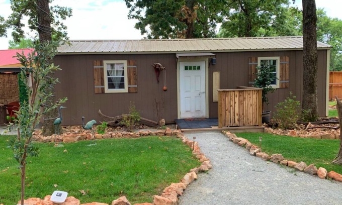 Grove Cabin | Escape to Creekside Cabins: A Nature Retreat with Spa & Hot Tub