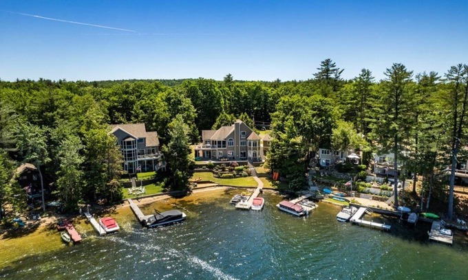 Lochmere House | Unwind in Waterfront Luxury: Custom Home in a Peaceful Cove