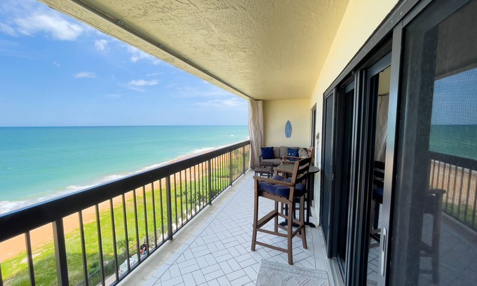 Ormond-by-the-Sea Condo | Oceanfront Haven with Balcony & Heated Pool – Rated 9.6/10