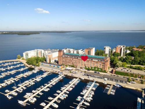 Tampere Apartment | Elegant Loft Suite with Lake View, Spa & Private Beach