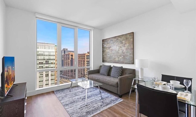 White Plains Apartment | Stylish 1BR Downtown Retreat with Kitchen and Gym Access