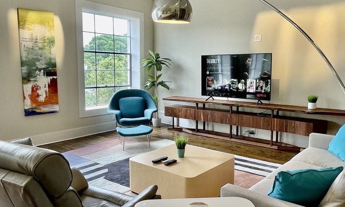 Macon Condo | Downtown Penthouse with Parking: Guest Rated 9.8/10