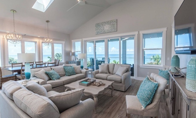 Port St. Joe House | Elevated Gulf Front Retreat with Ocean Views & Pet Friendly