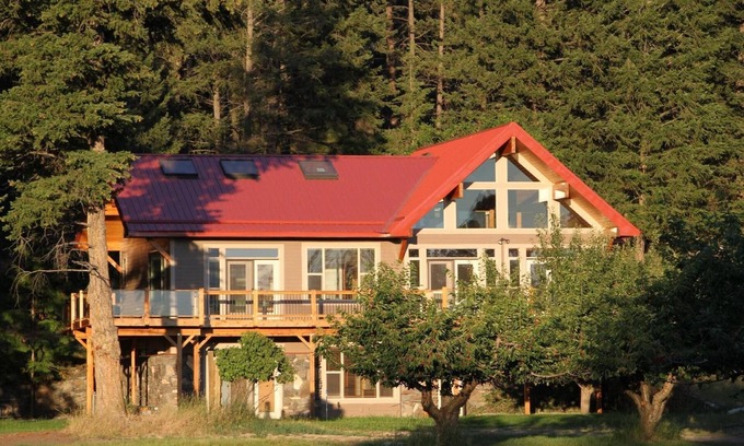 Finley Point House | Elegant Home with Ocean View Overlooking Flathead Lake