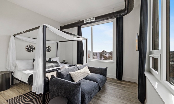 East Orange Apartment | Upscale Views 2br Free Parkn, Walk 2 Train, 2bath