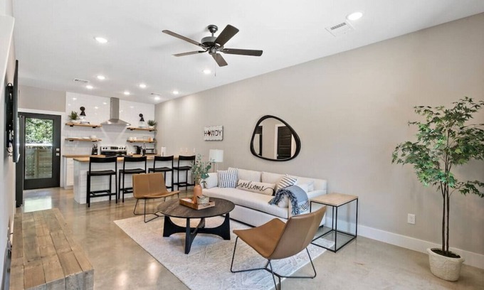 Downtown House | Modern Urban Retreat in Downtown Bryan, TX with Kitchen