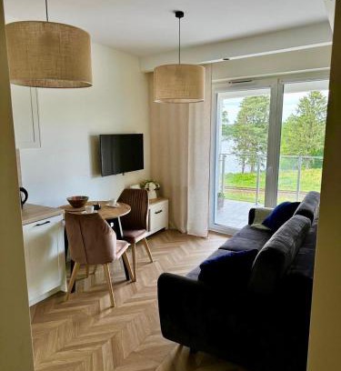 Augustow Apartment | Charming Apartment with Terrace Overlooking Lake Białe