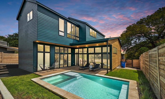 Riverside House | Experience Eclipse Path: Private Pool, Hot Tub & Ocean Views