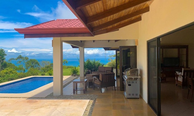 Dominical House | Experience Ocean Views at Uvita's Whale's Tail Retreat