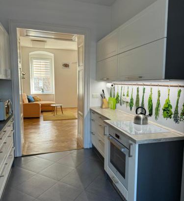 Znojmo Apartment | V centru Znojma s vybavením pro děti a garáží pro kola