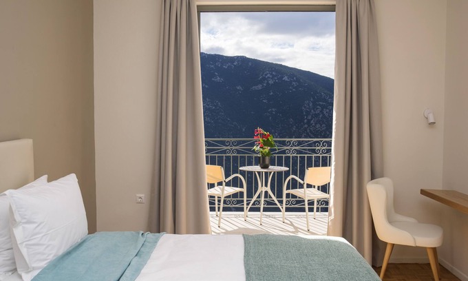 Delphi Hotel | Discover V Hotel Delphi: Guest Rated 9.8 with Spa & Dining