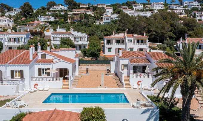 Sant Jaume Mediterrani Villa | Relax at Villa Sud: 3-Bedroom Getaway with Pool & Spa
