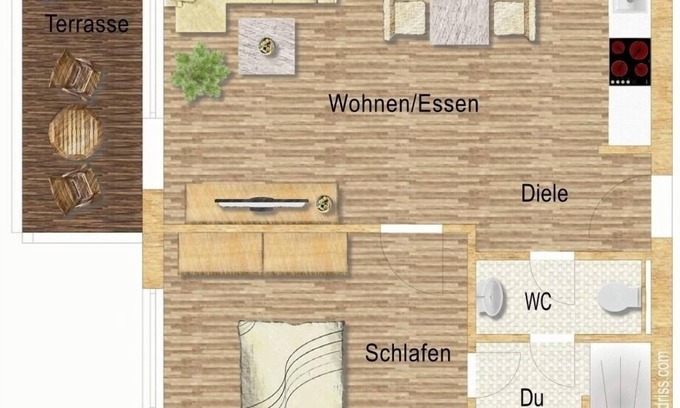 Lierschied Apartment | Cozy Apartment for 4 with Kitchen in Lierschied