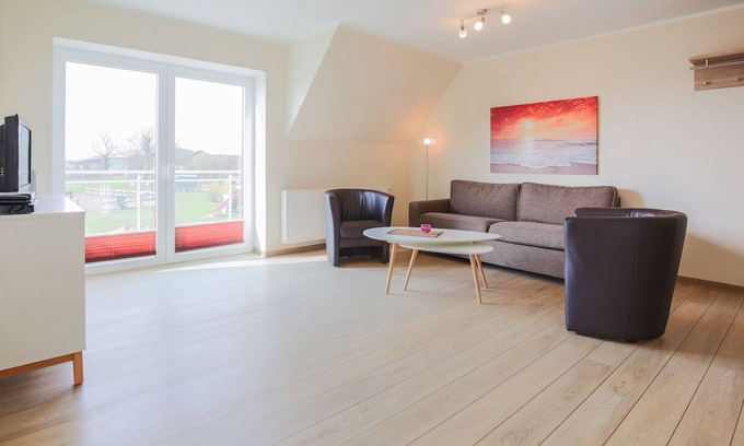 Sahrensdorf Apartment | Cozy Apartment for 6 with Oceanfront Views in Fehmarn