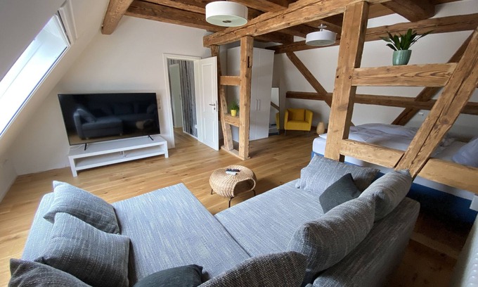 Herbolzheim Apartment | Modern Vacation Apartment with Terrace and Family Amenities