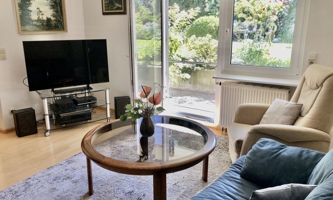 Muellheim Apartment | Garden View 1-Bedroom Apartment, Rated 10/10 by Guests