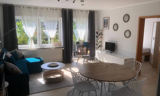 Vlotho Apartment | Vacation apartment Mareike Schöning 1 km from the Weserrad Weg