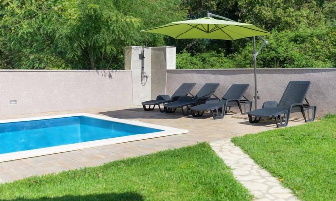 Sveta Nedelja House | Oceanfront Vacation Home Corina with Private Pool & Spa
