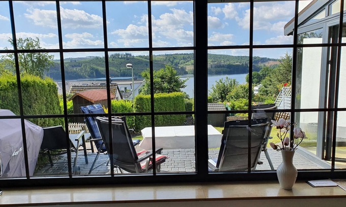 Langscheid House | Scenic Lake Sorpe Vacation Home with Panoramic Views