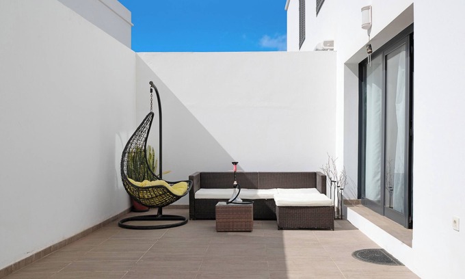 Costa Teguise House | Gardenia Vacation Home with Mountain Views & Private Terrace