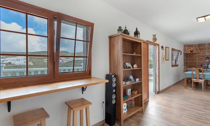 Artenara House | Vacation Home 'La Umbría' with Mountain View, Private Terrace and Wi-Fi