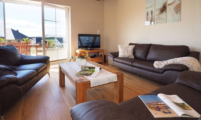 Pudagla House | Idyllic Retreat at Mühlenblick with Ocean Views & Family Amenities