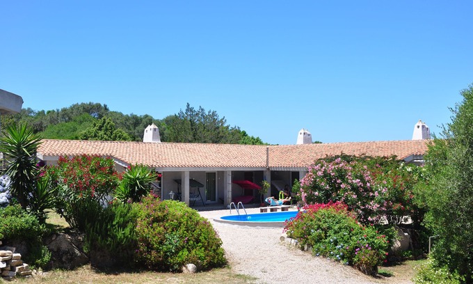 Arzachena Villa | Pet-Friendly Vacation Home with Heated Pool & Garden Oasis