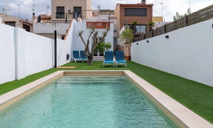 Malgrat de Mar House | Rita by Interhome: Oceanfront Retreat with Pool & Spa