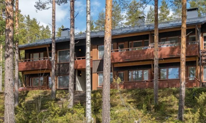 Vuokatti House | Experience Relaxation at Tuija by Interhome with Spa & Lake Views