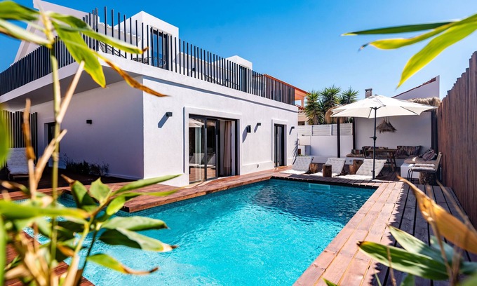 Troia House | Private Pool Retreat with Ocean View and Spa Amenities