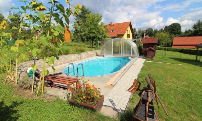 Zasada House | Relax at Zásada by Interhome: Pool, Spa & Breakfast Included