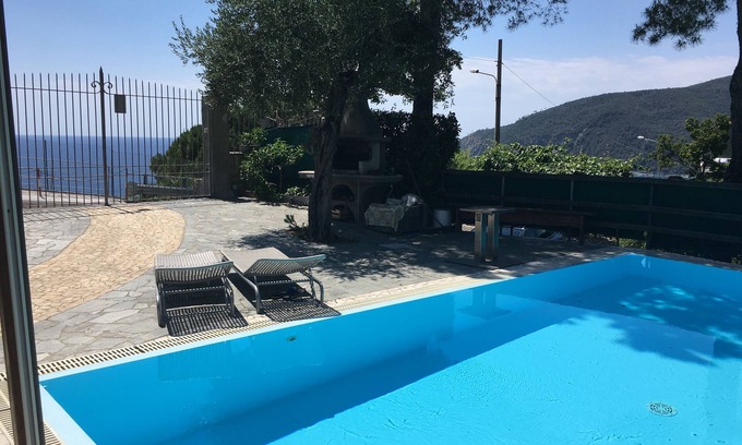 Moneglia House | Private Pool Holiday Home with Ocean View and Great Amenities