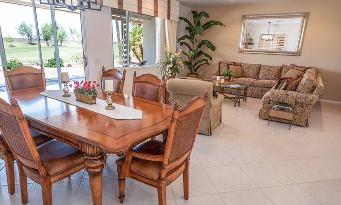 Desert Palms House | Dream Vacation Home in Sun City Palm Desert with Pool & Golf