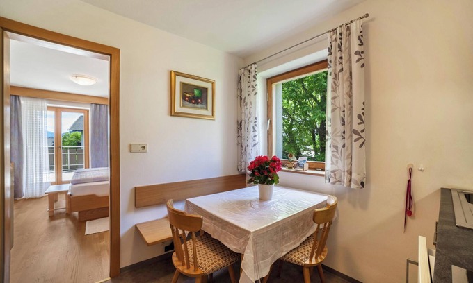 San Martino in Passiria Apartment | Mountain View Retreat: Moosmair 3 with Spa & Balcony