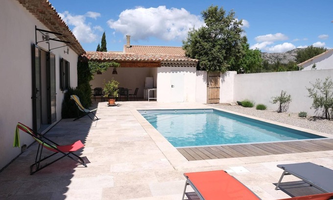 Aureille Villa | Relaxing Vacation Rental with Heated Pool Near Aureille