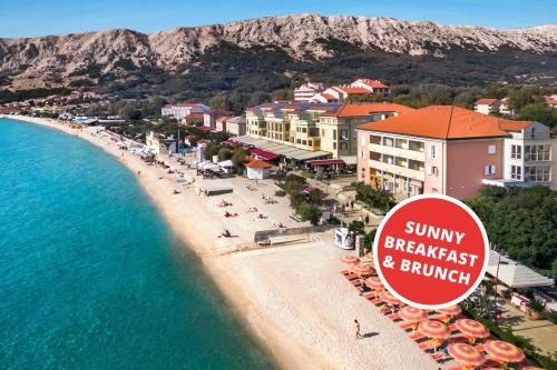 Baska Hotel | Relax at Valamar Villa Adria: Oceanfront Oasis with Pool