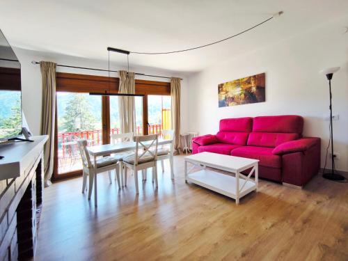 Sant Llorenc de Morunys Apartment | Vall de Lord, terraza con vistas a la montaña