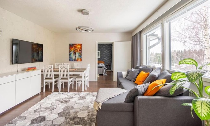Mikkeli Apartment | Bright Apartment with Excellent Beds - Rated 9.3 by Guests