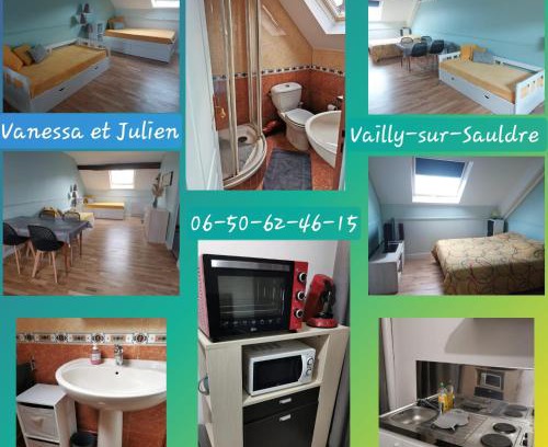 Vailly-sur-Sauldre Apartment | Family-Friendly Stay at Vanessa et Julien 2 - Rated 8/10