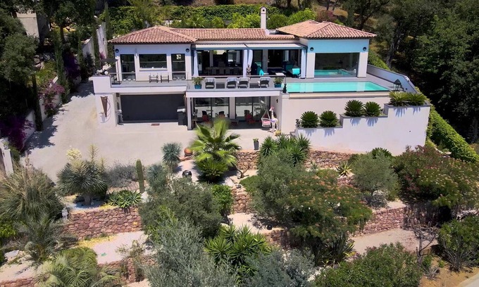 Les Adrets-de-l'Esterel Villa | Architectural Masterpiece with Ocean View and Private Pool