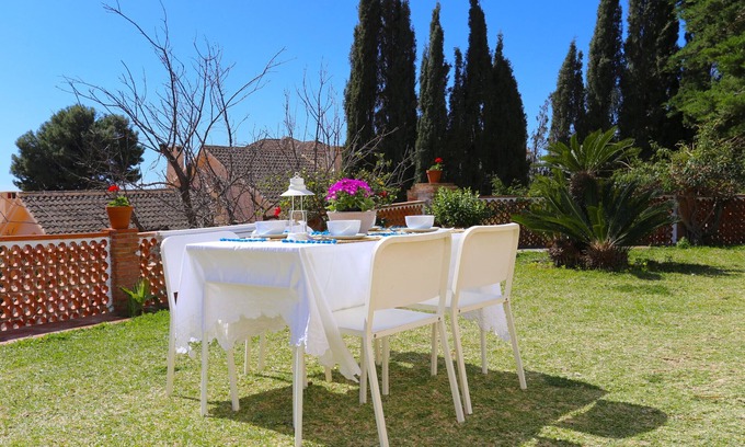 Malaga-Este Apartment | VILLA CLAVERO: 2-Bedroom Retreat with Pool & Garden