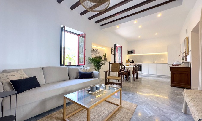 Malaga-Este Apartment | Villa Clavero: 2-Bedroom Retreat with Pool and Garden