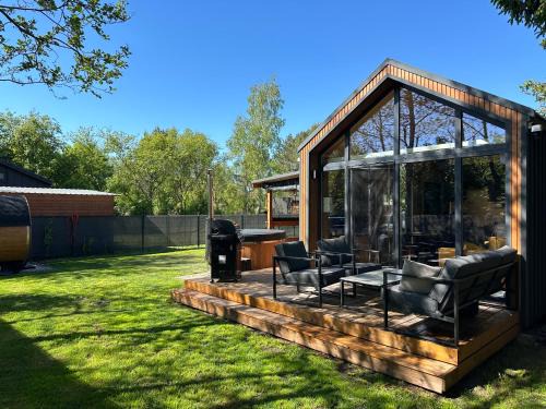 Krokowa Villa | Unwind at Venice House: Beachfront with Hot Tub & Sauna