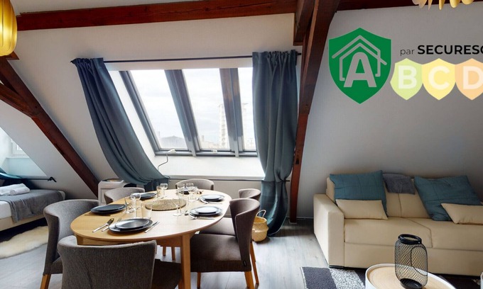 City-Centre - Petite France Apartment | Vermala City Center: Family-Friendly 1 Bedroom Retreat