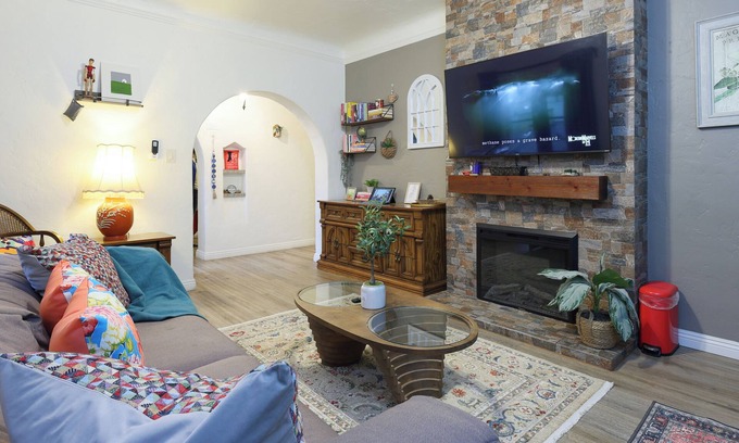 Santa Ana Apartment | Ideal Downtown 1B1B Home with Spa & Family Amenities
